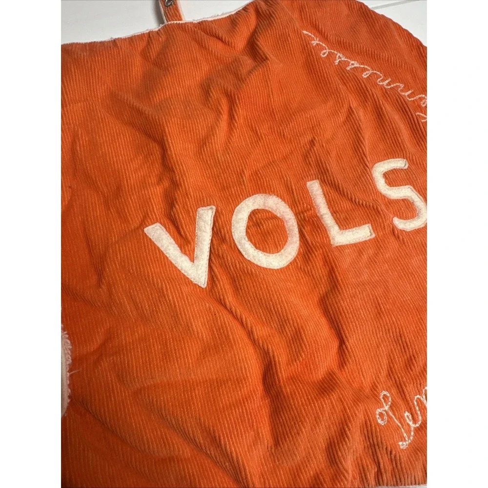 Vintage Dog Outfit Sweater Tennessee Vols Orange 50s 60s Corduroy Small